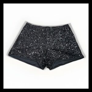 a new day Black Sequin Shorts